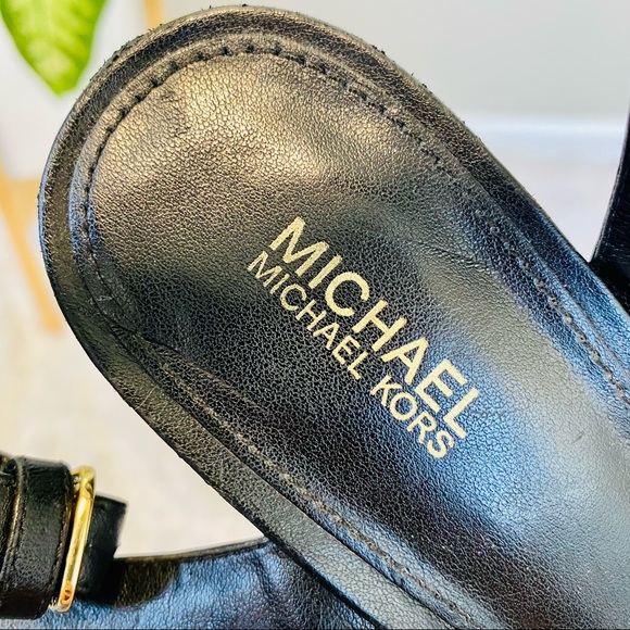 Michael Kors Fallon Chunky Black Heels - Picture 11 of 17